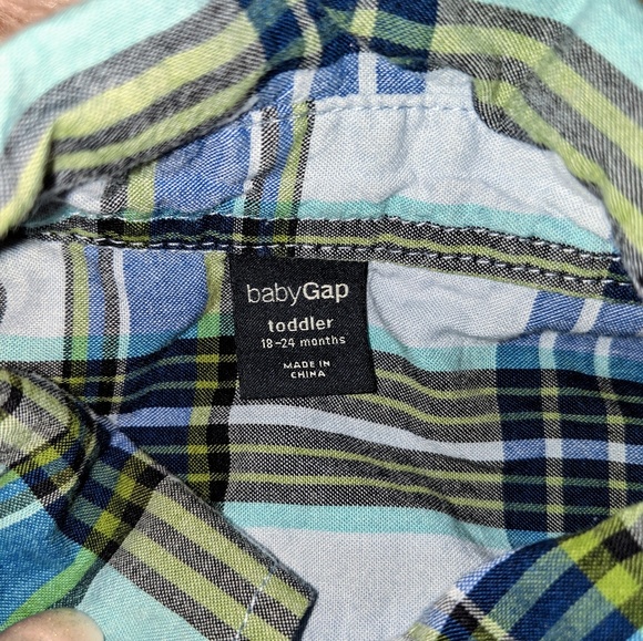 EUC💥 babyGap 18-24M Easter/Casual Boy Shirts - Picture 2 of 4